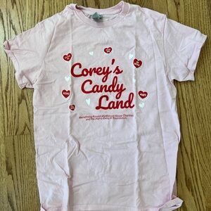 Corey's Candy Land ADPi Pink Graphic Tee